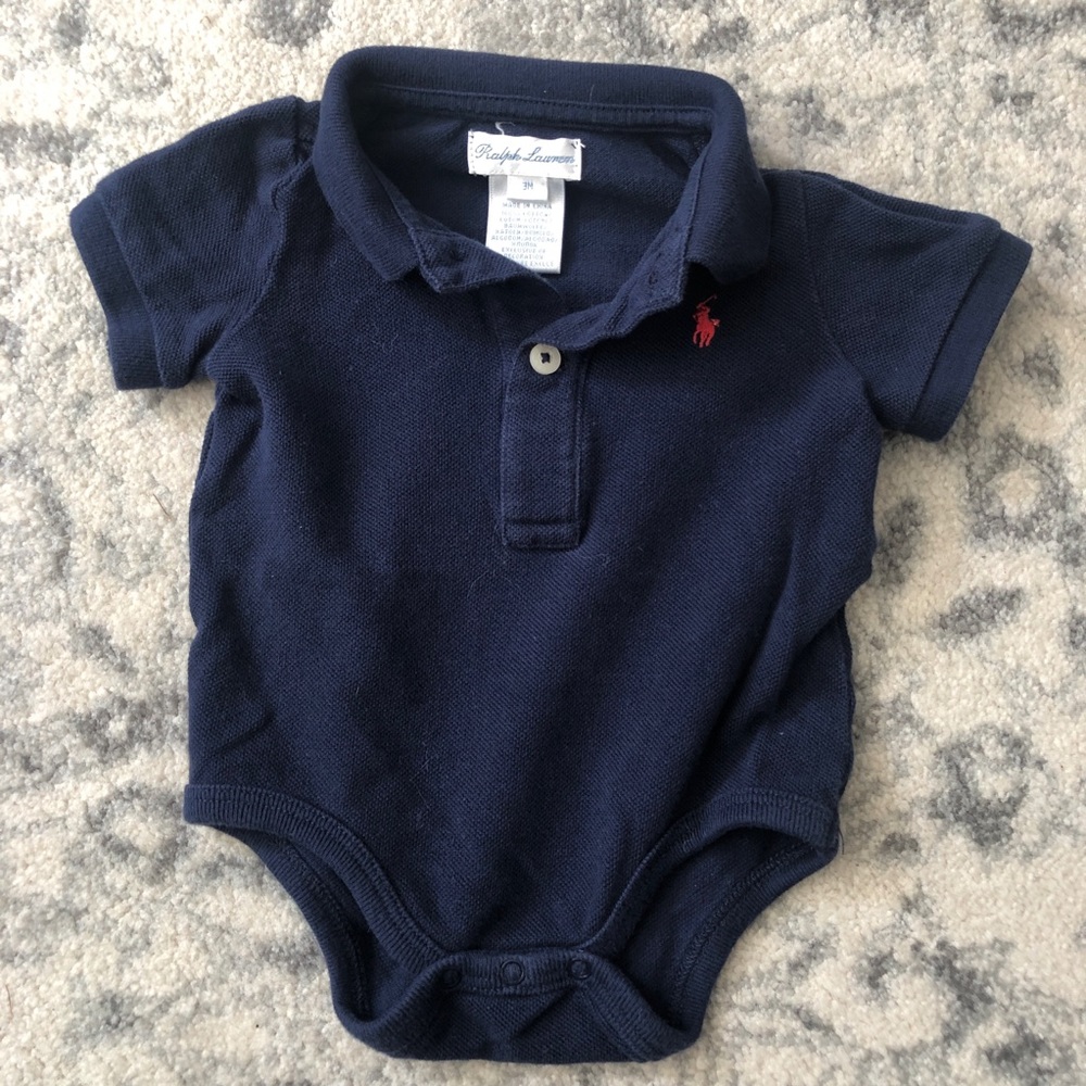 Ralph Lauren navy onesie